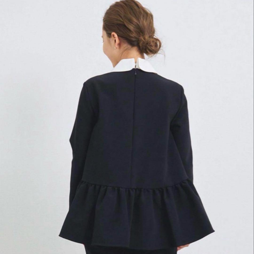 美品　yori ラウンドカラードレスブラウス　セレモニー