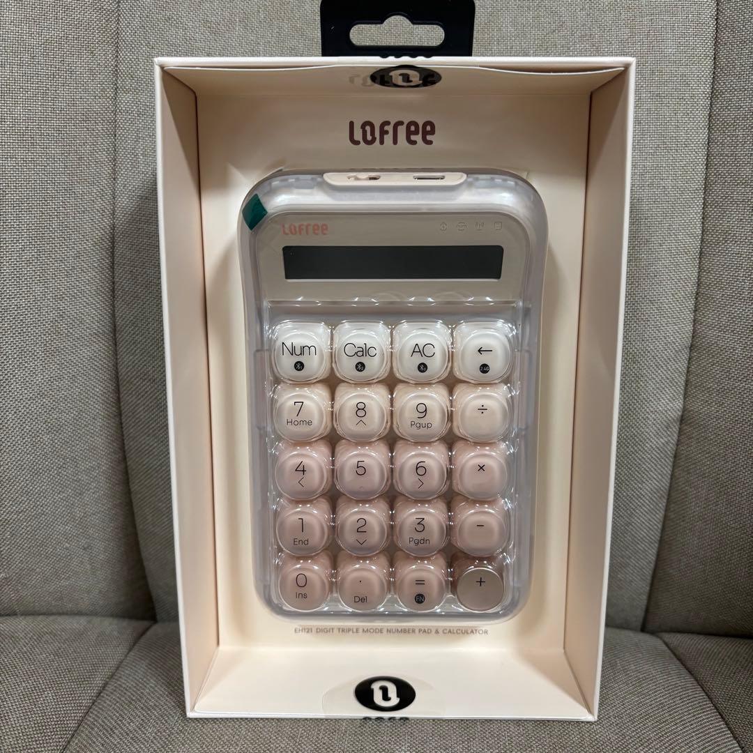【新品未使用】Lofree 電卓 ピンク リキッドファンデーション テンキー