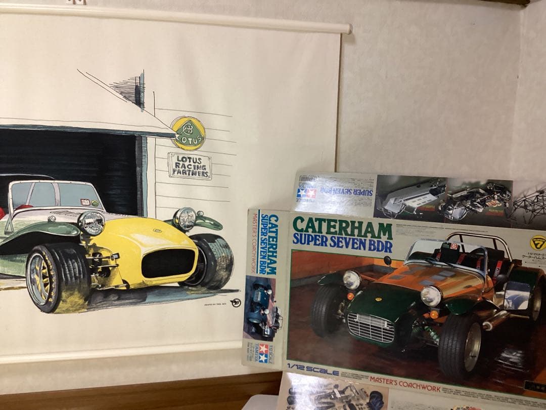 Lotus スーパーセブン　super 7 タペストリー　壁掛け　Mr.Bow