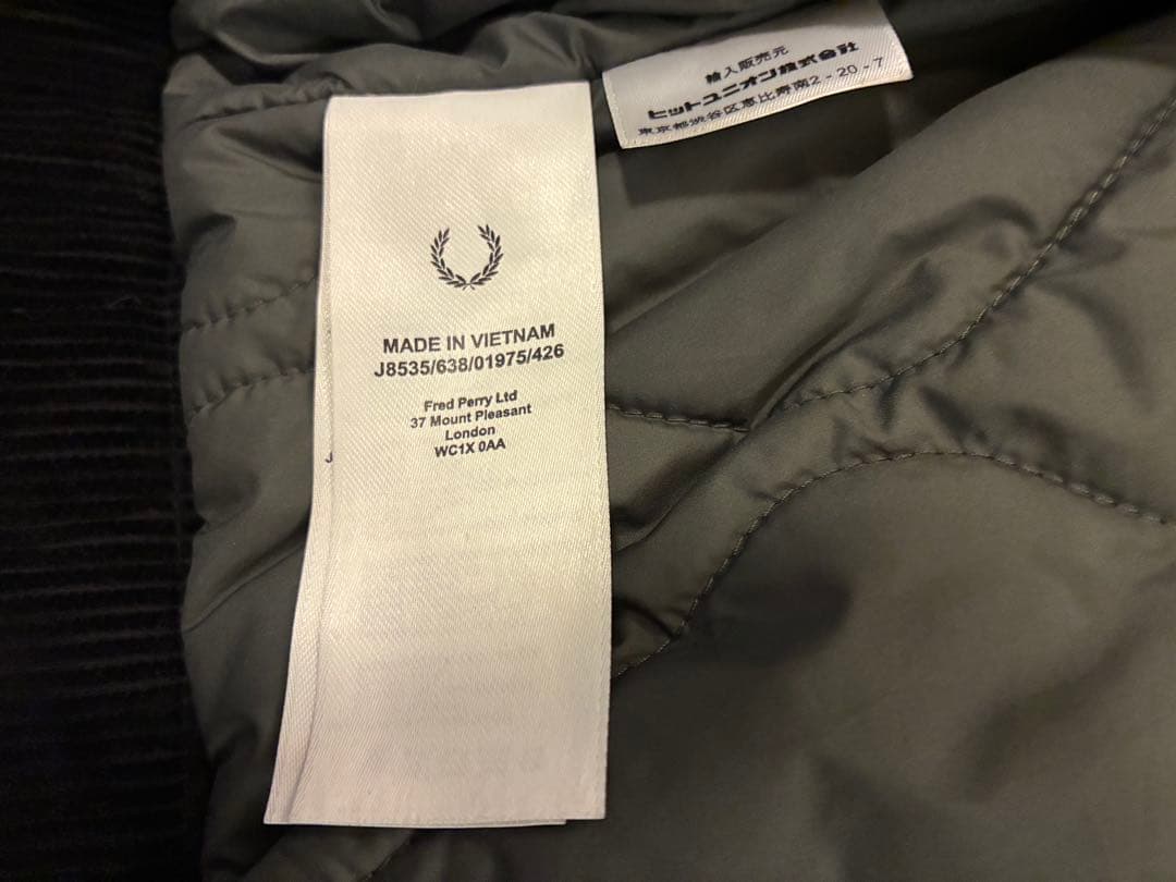 ジャケット・アウター FRED PERRY 2 Way Caban Jacket