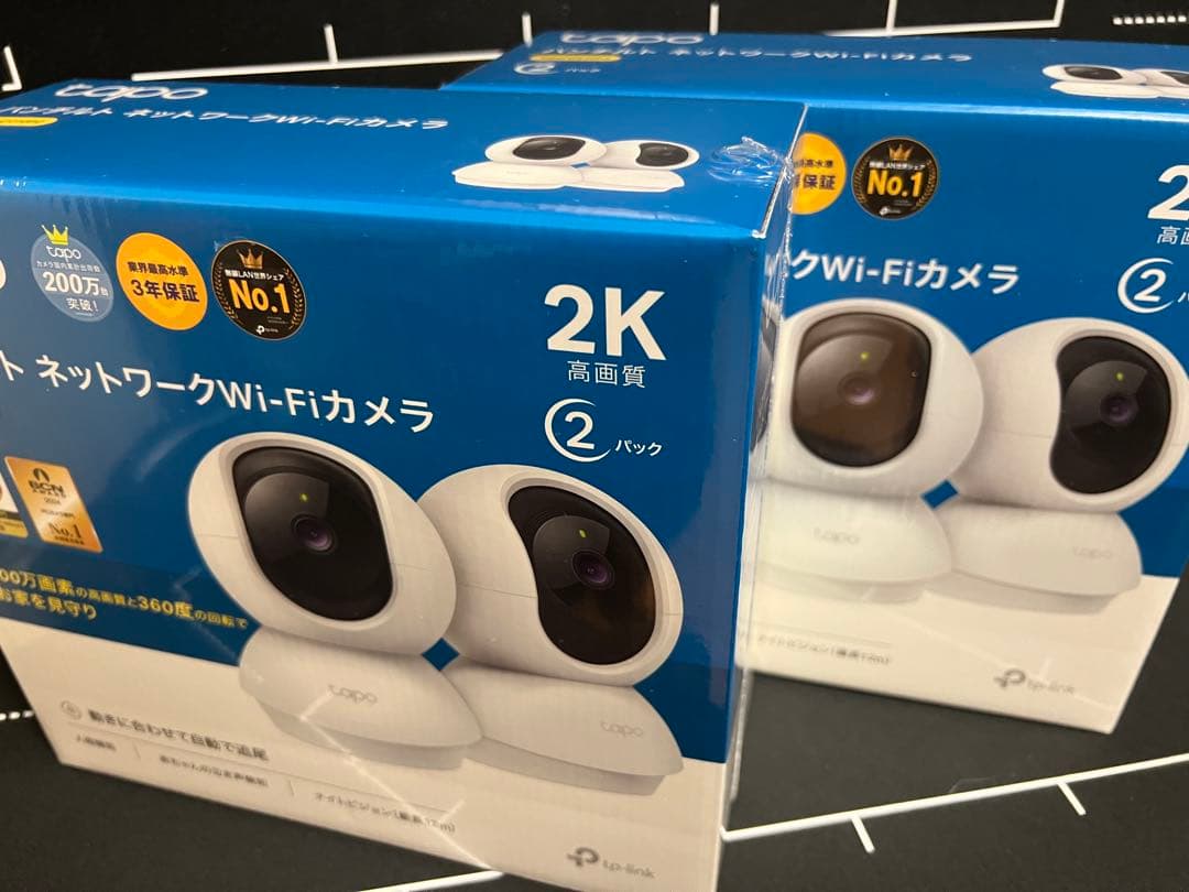 【新品未開封】TP-Link パンチルトカメラ ２個セット Tapo C210