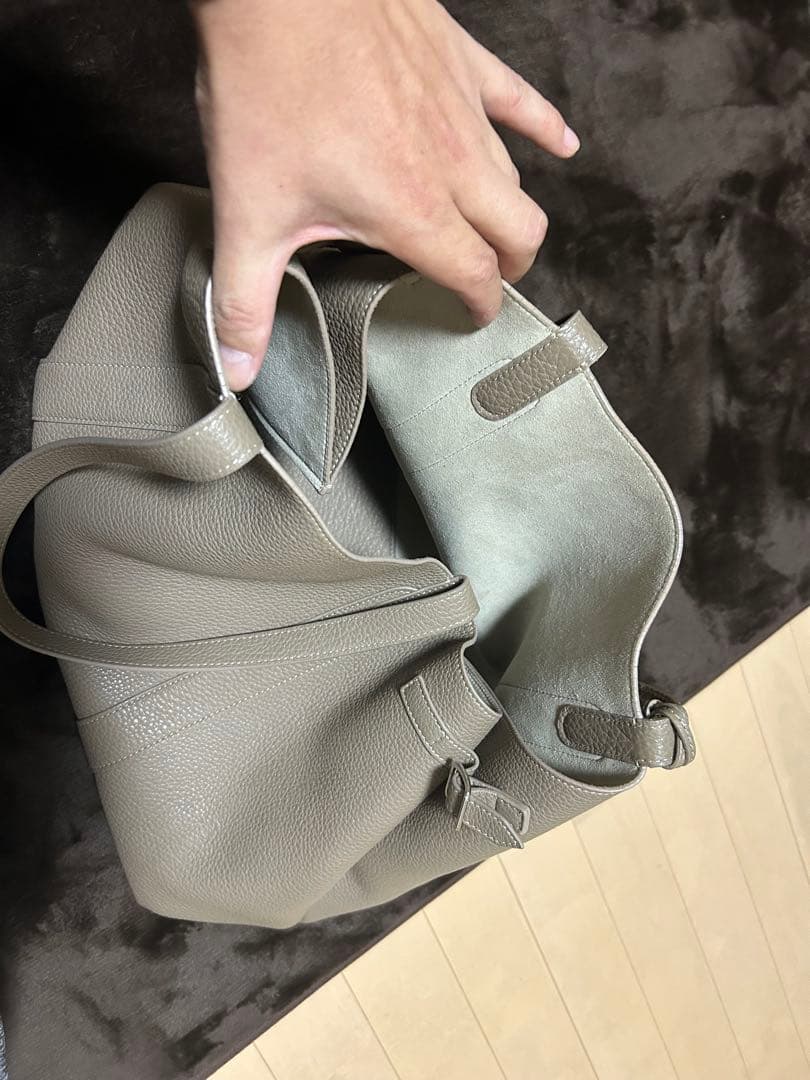 ACATE アカーテ　ロドス　レザー トートバッグ　トープ