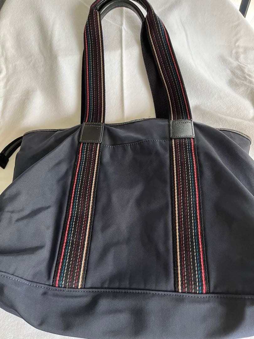 Paul Smithポールスミス　トートバッグ　ビジネスバッグ　マルチストライプ
