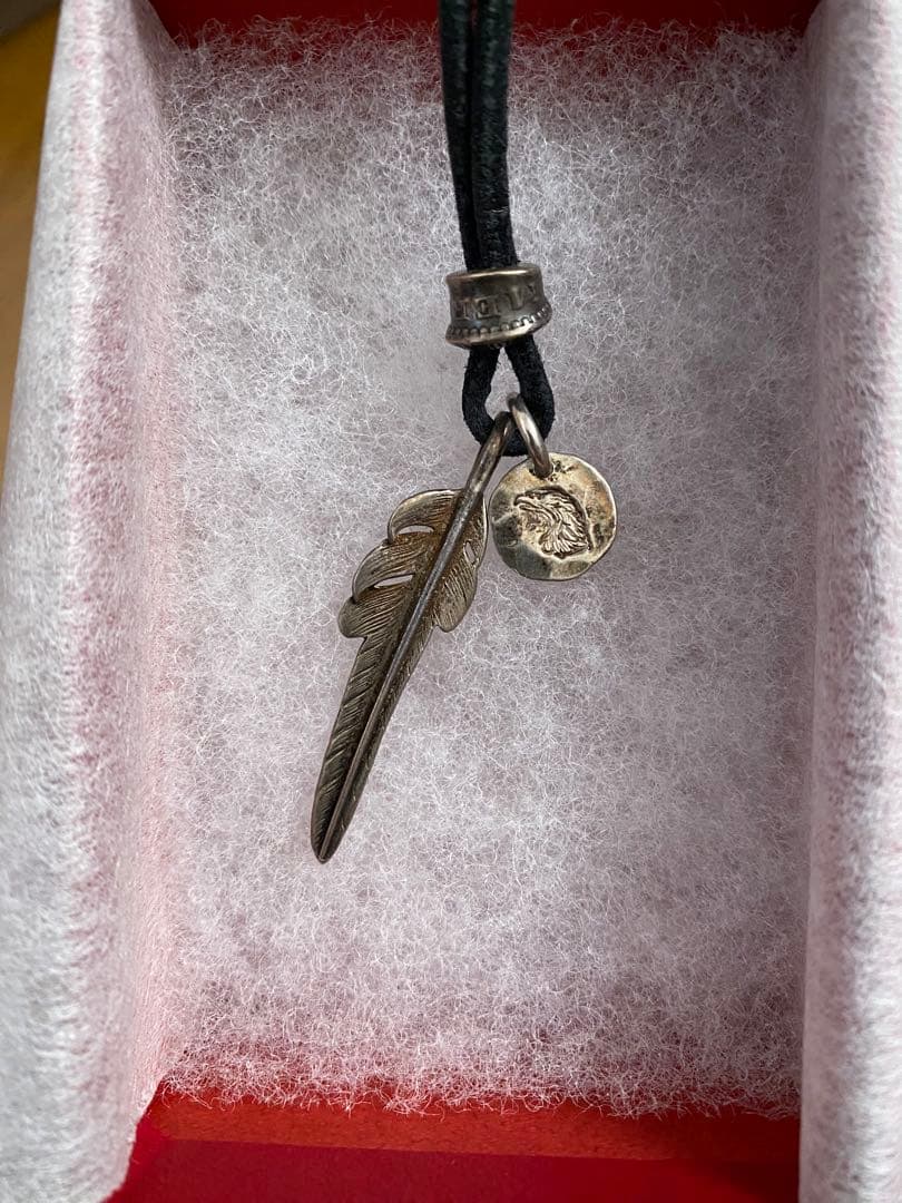 LARRY SMITH ネックレスKAZEKIRI FEATHER ラリースミス