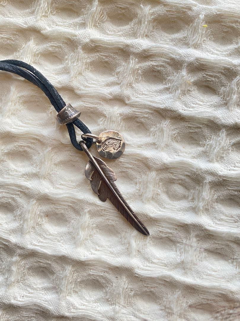 LARRY SMITH ネックレスKAZEKIRI FEATHER ラリースミス