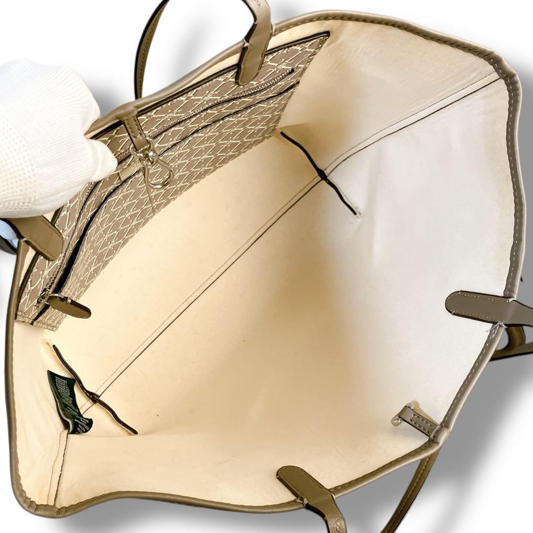 ローレンラルフローレン A4収納可 肩掛け可 大容量 トートバッグ グレー