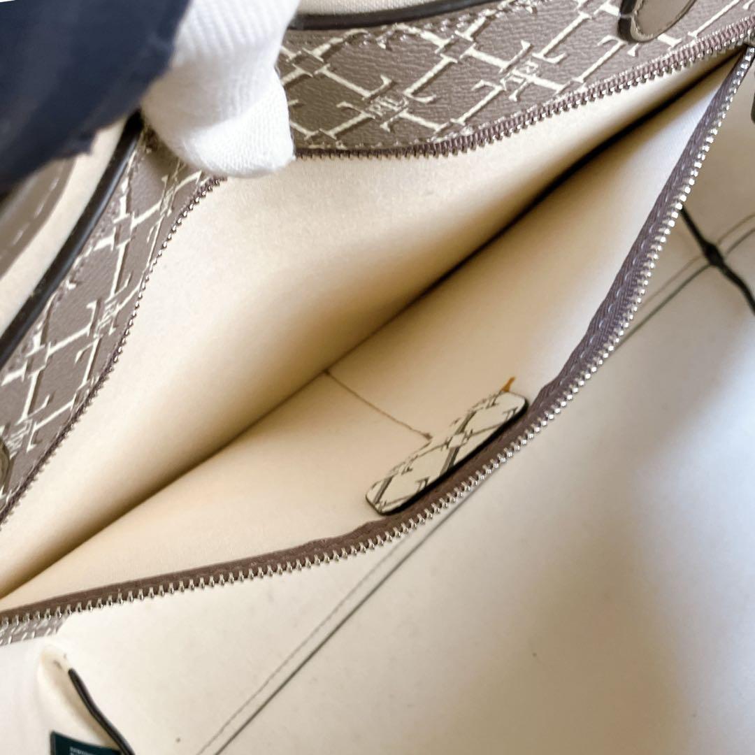 ローレンラルフローレン A4収納可 肩掛け可 大容量 トートバッグ グレー