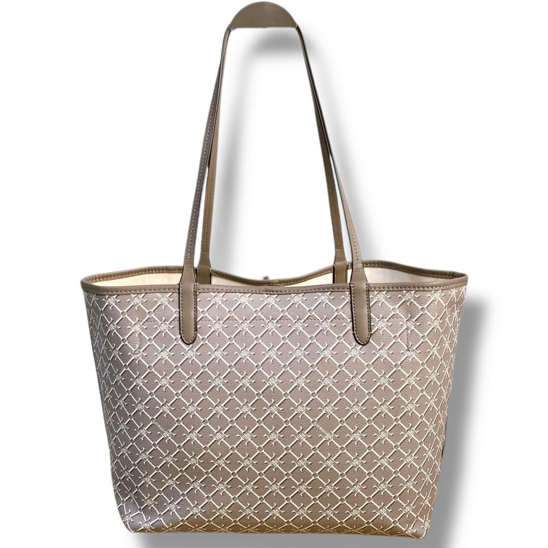 ローレンラルフローレン A4収納可 肩掛け可 大容量 トートバッグ グレー