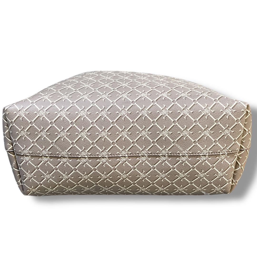 ローレンラルフローレン A4収納可 肩掛け可 大容量 トートバッグ グレー