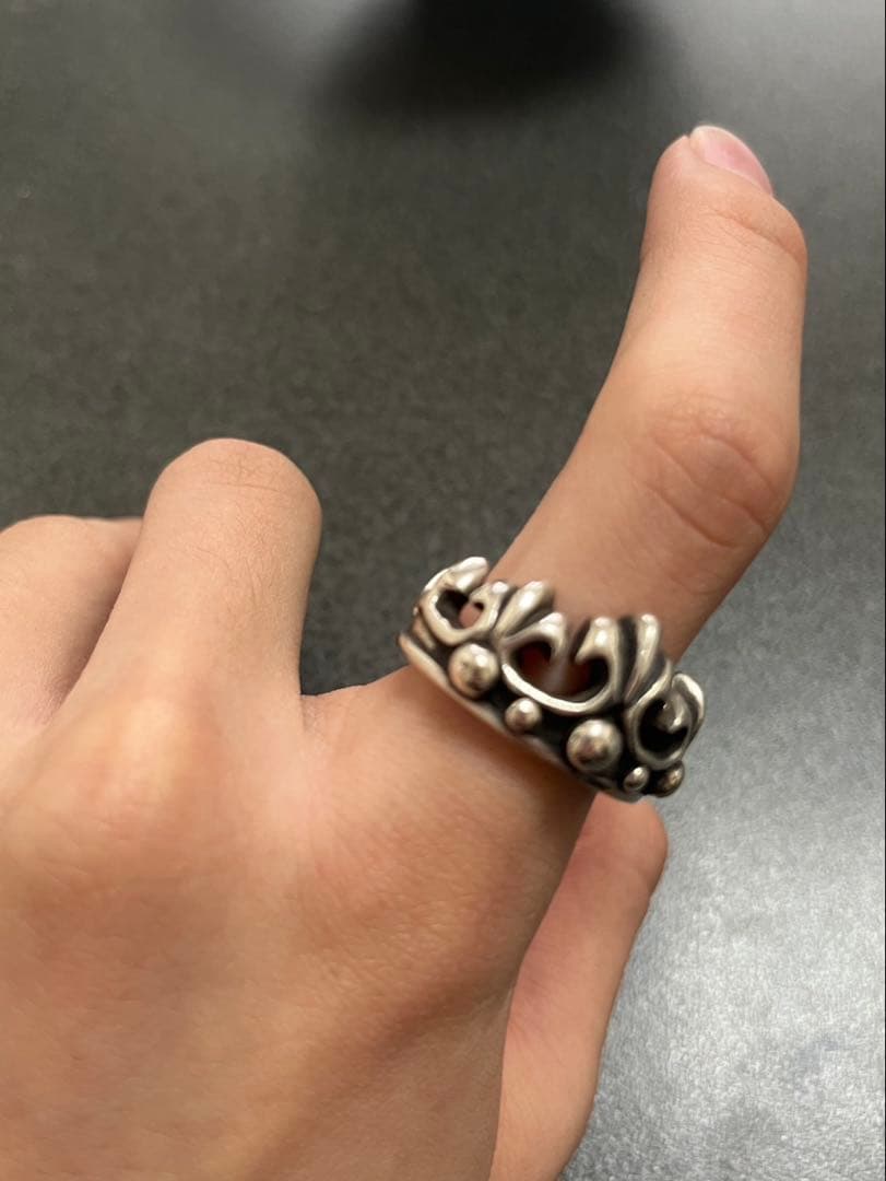 【極重厚感】【2個セット】LION HEART A&Gシルバー925リング