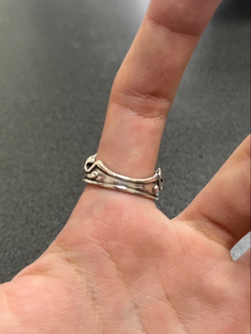 【極重厚感】【2個セット】LION HEART A&Gシルバー925リング