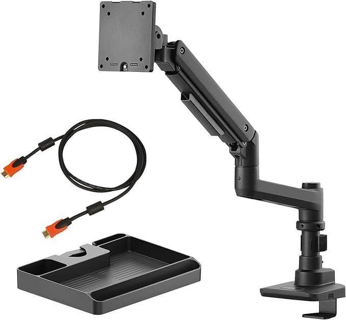 iggy モニターアーム LS112 ブラック 【専用トレー付き】