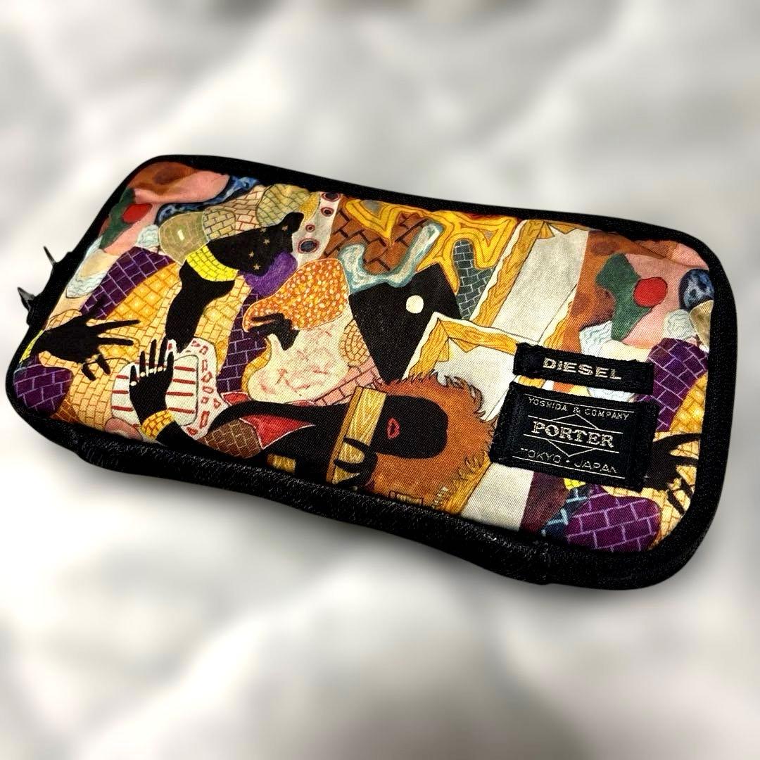 ★希少★ PORTER ×DIESELコラボ ラウンドジップ長財布　横尾忠則
