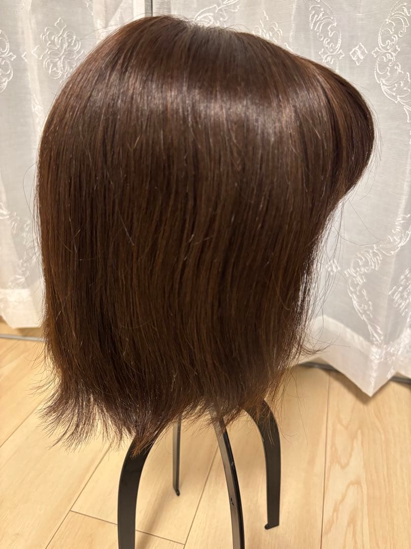 ✴︎百合子ウィッグ　スキンレースタイプ　ナチュラルブラウン レミー人毛100%