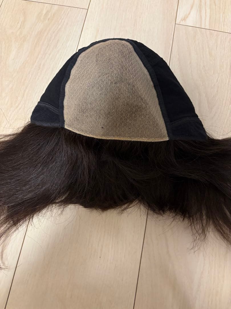 ✴︎百合子ウィッグ　スキンレースタイプ　ナチュラルブラウン レミー人毛100%