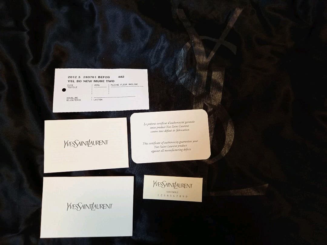 ル*フ様 サンローランミューズトゥミニ ベージュ