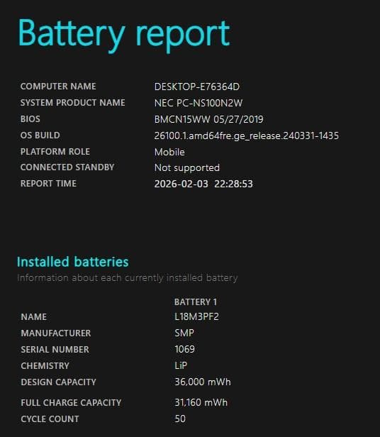 NECノートパソコン 8世代Celeron/8GB/新品SSD/Win11