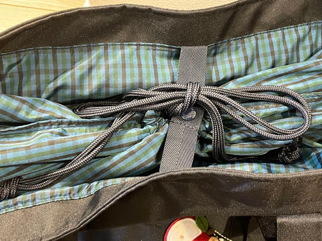 【極美品2025】familiar マザーズバック 青系ファミリアチェック