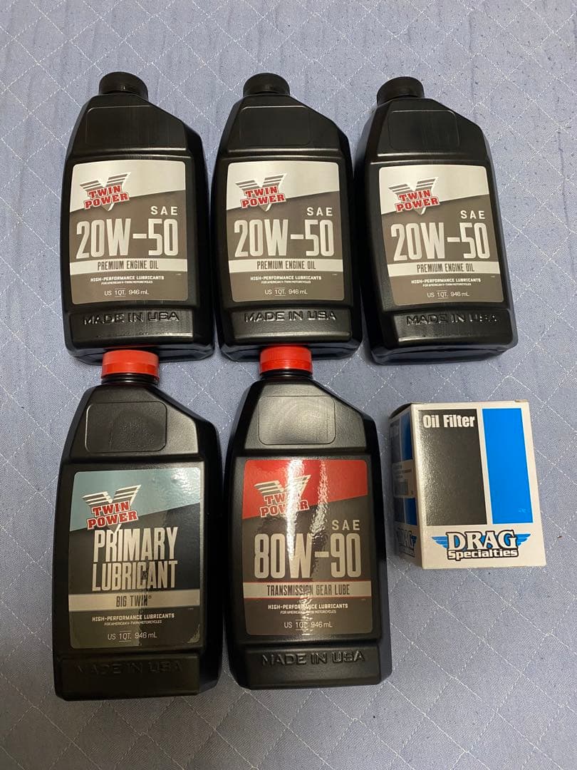 Twin Power　ハーレーエンジンオイルセット