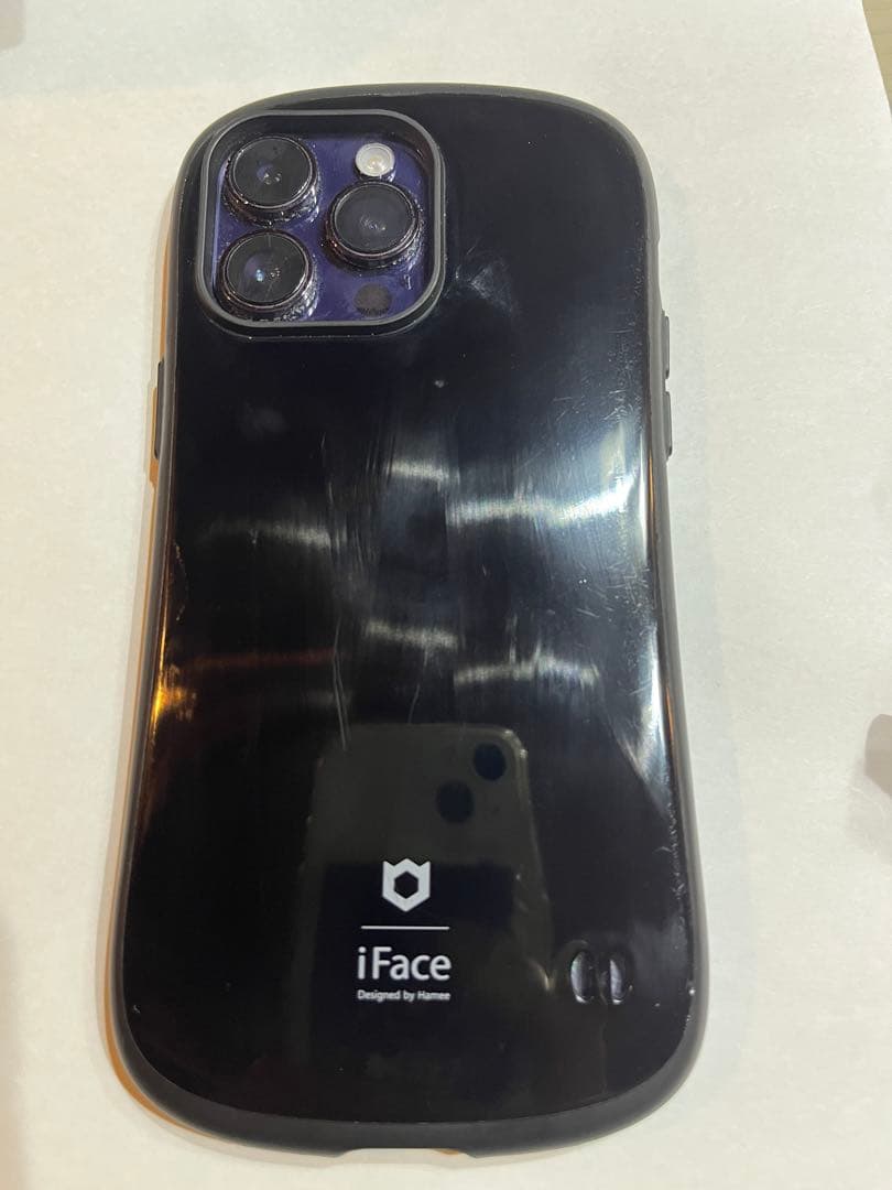 【ケース付】Iphone 14 promax 本体 背面ヒビ有