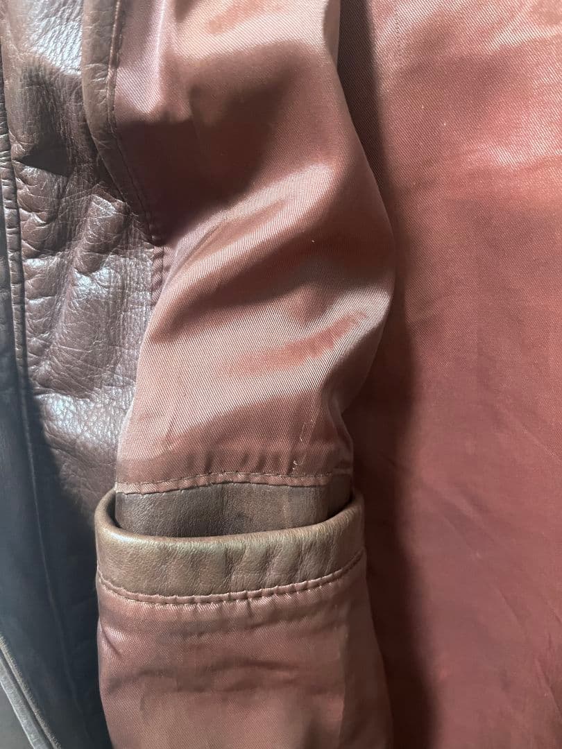 Banana Republic ブラウン　レザージャケット XL　古着