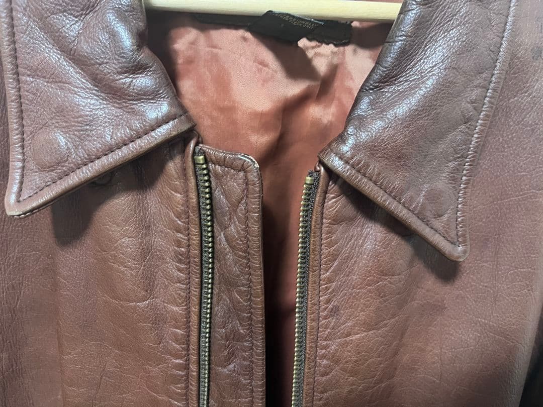 Banana Republic ブラウン　レザージャケット XL　古着