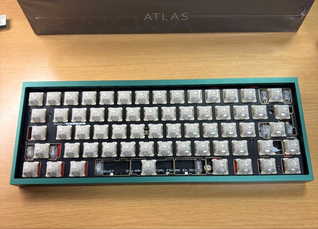 キーボード RAKKA 60 Atlas 6.25U space