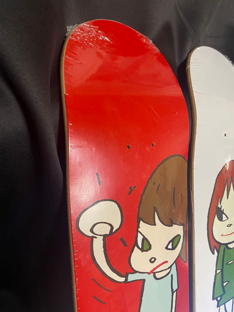 奈良美智 スケートボードデッキ 2set MOMA 赤白！ NEW