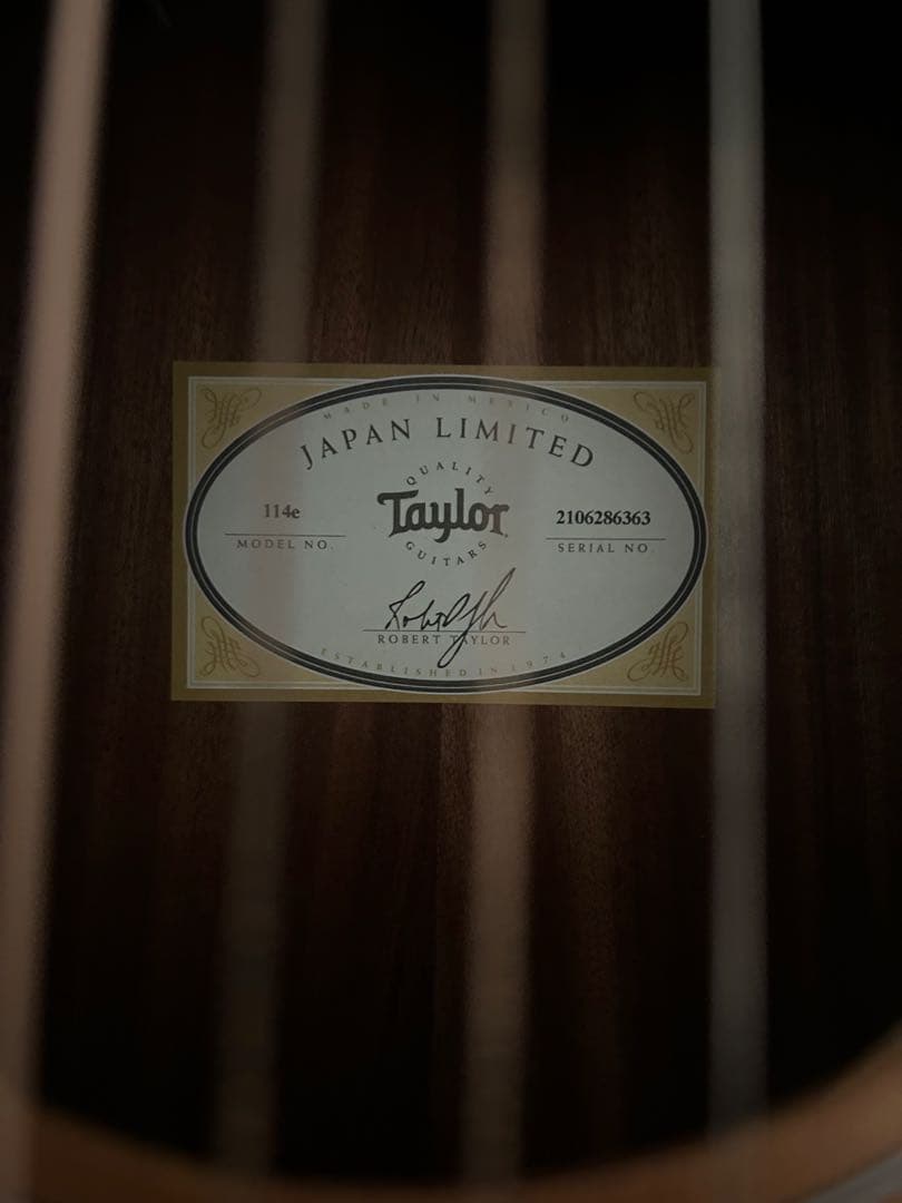 【なつ】Taylor テイラー　114e 日本限定　美品