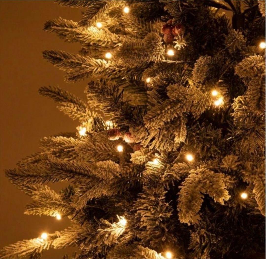 Francfranc LEDクリスマスツリー 120cm スノー