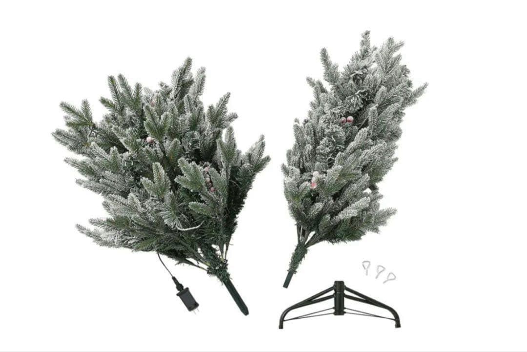 Francfranc LEDクリスマスツリー 120cm スノー