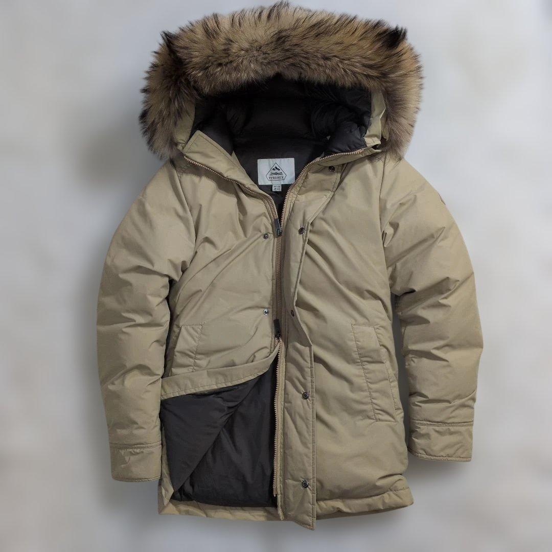 極美品ピレネックス×ビームス別注 アヌシー ダウン ベージュ XS(女性M相当)