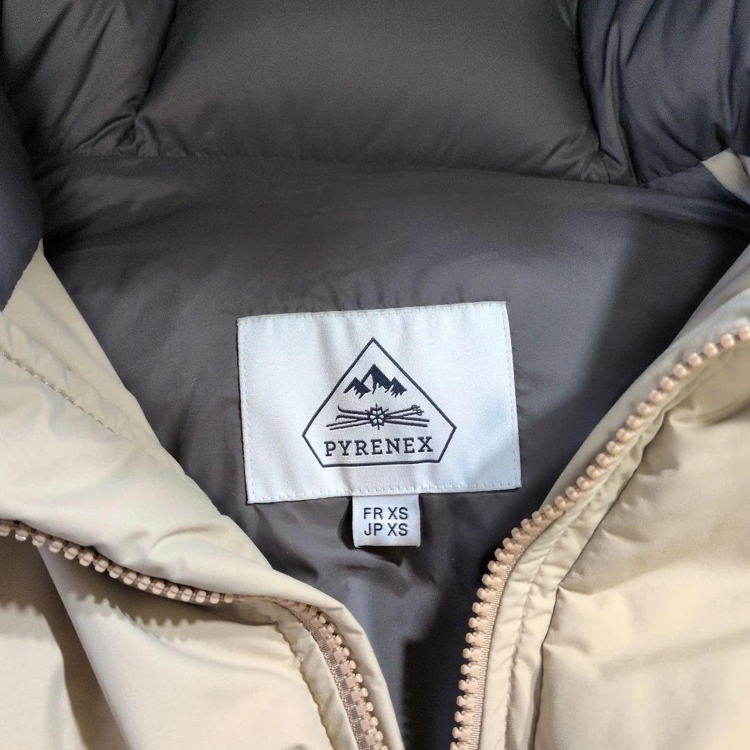 極美品ピレネックス×ビームス別注 アヌシー ダウン ベージュ XS(女性M相当)