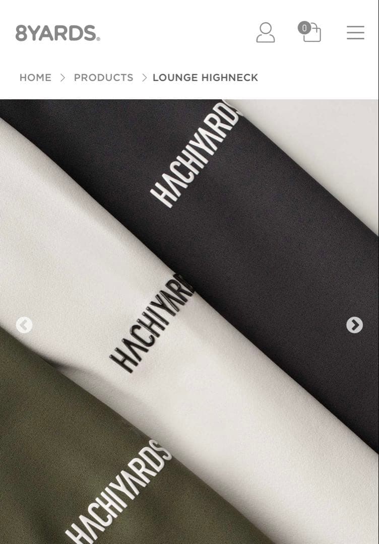 しげさん専用！　8YARDS ハチヤーズ モックネック Ｌサイズ