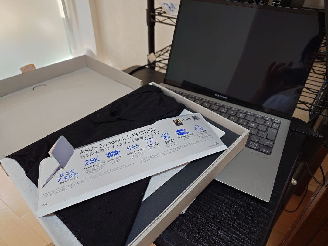 Windowsノート本体 ASUS Zenbook S13 OLED i51335U 16GB/512GB