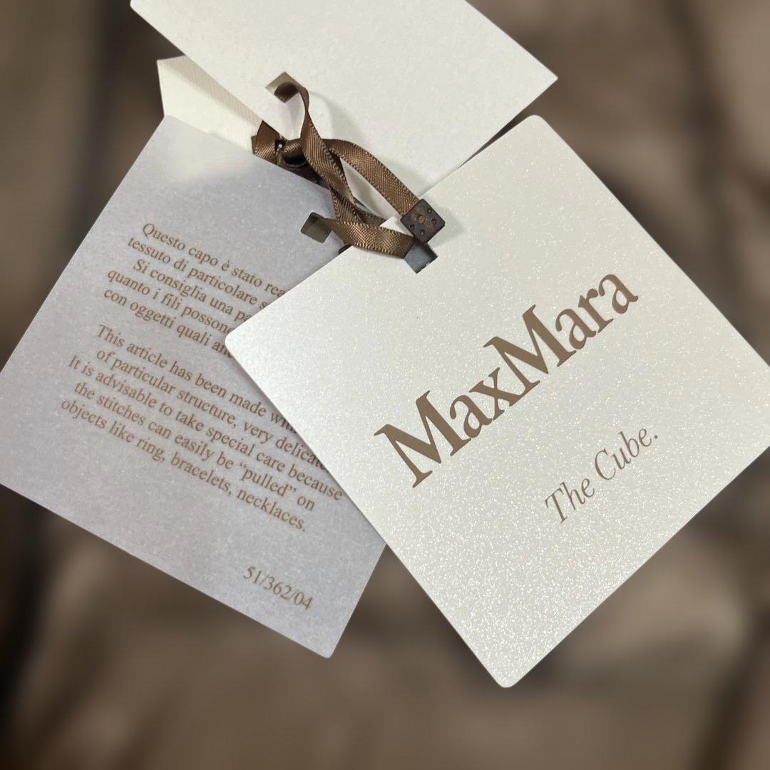 Max Mara SEIA ダウンジャケット ブラウン フード付き