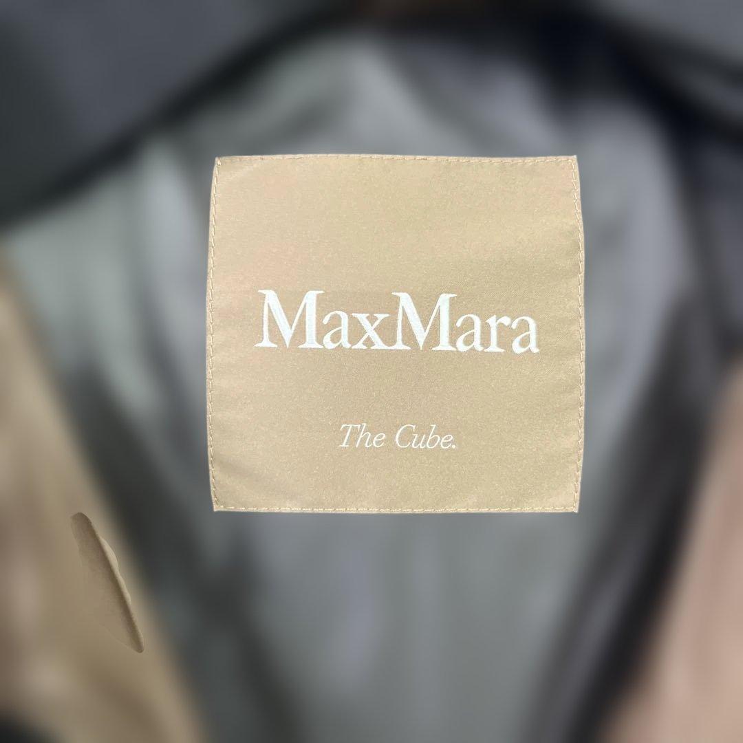 Max Mara SEIA ダウンジャケット ブラウン フード付き