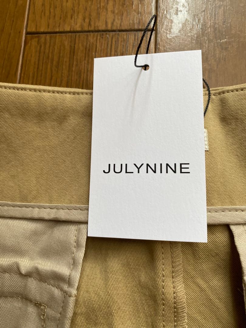 JULYNINEチノパン　ベージュ