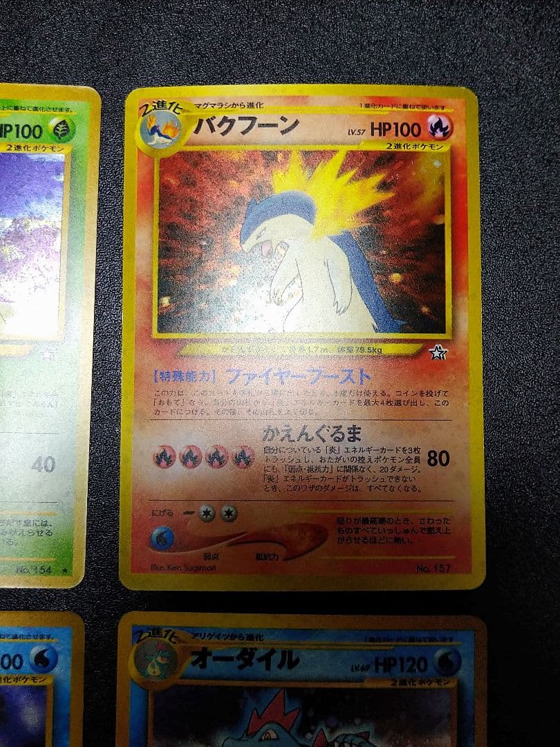 旧裏　ポケモンカード　10枚セット　メガニウム　オーダイル　バクフーン進化ライン