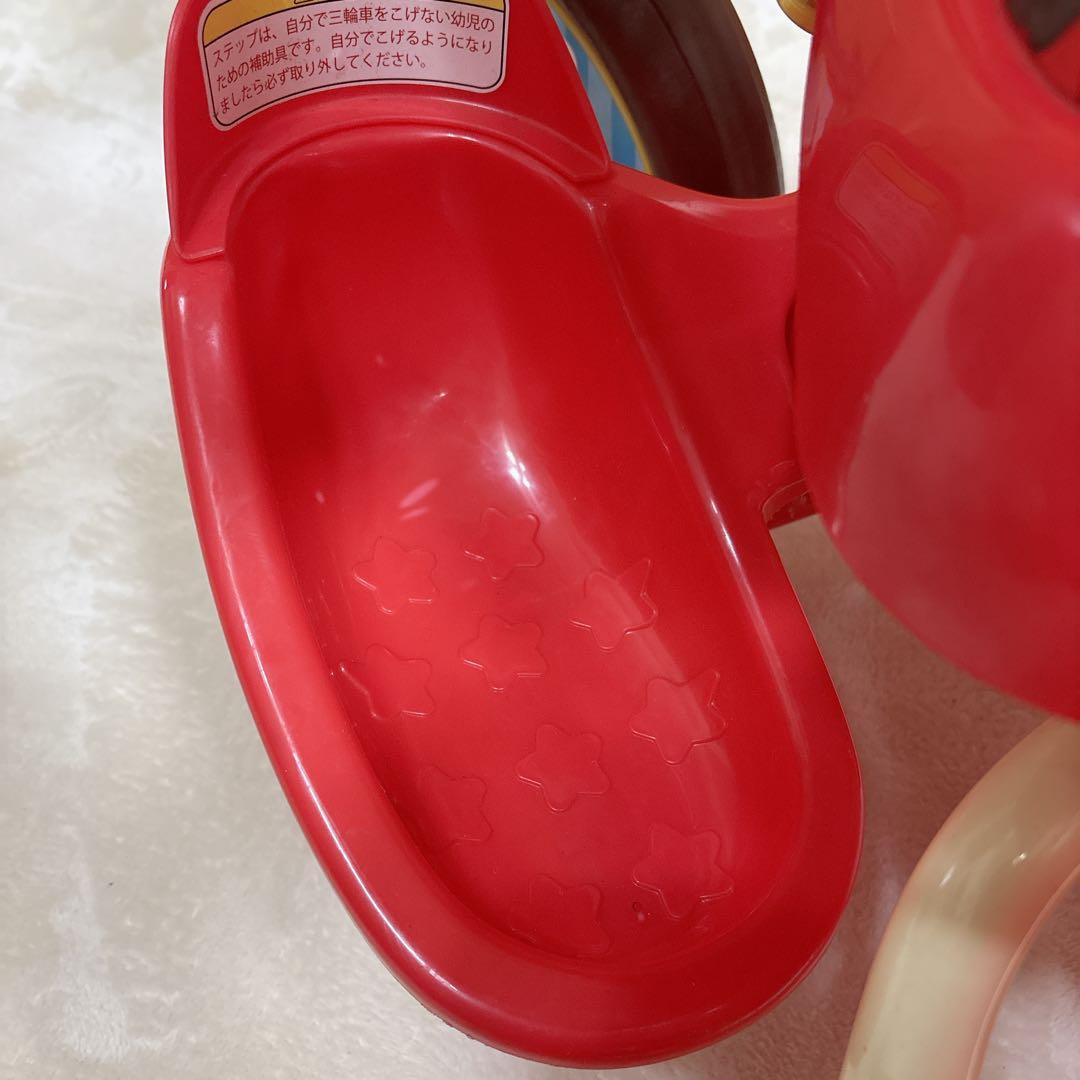 アンパンマン 三輪車 それいけ！アンパンマン デラックスII レッド 赤