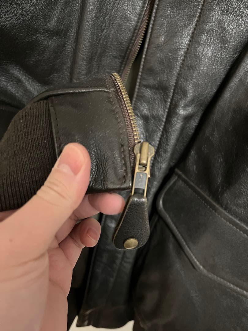 【USA製】90's LL.Bean A-2タイプ レザー フライトジャケット