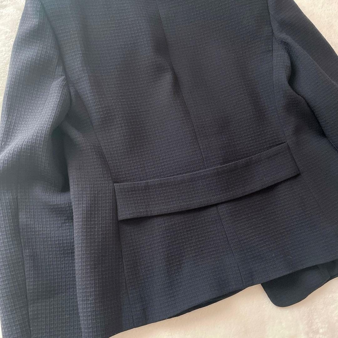 極美品⭐︎EMPORIO ARMANI 黒 ストレッチ パンツスーツ セットアップ