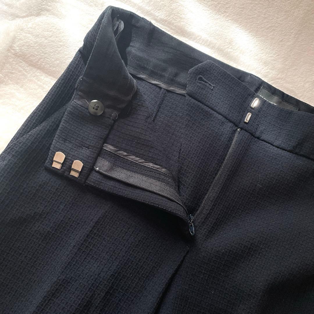 極美品⭐︎EMPORIO ARMANI 黒 ストレッチ パンツスーツ セットアップ