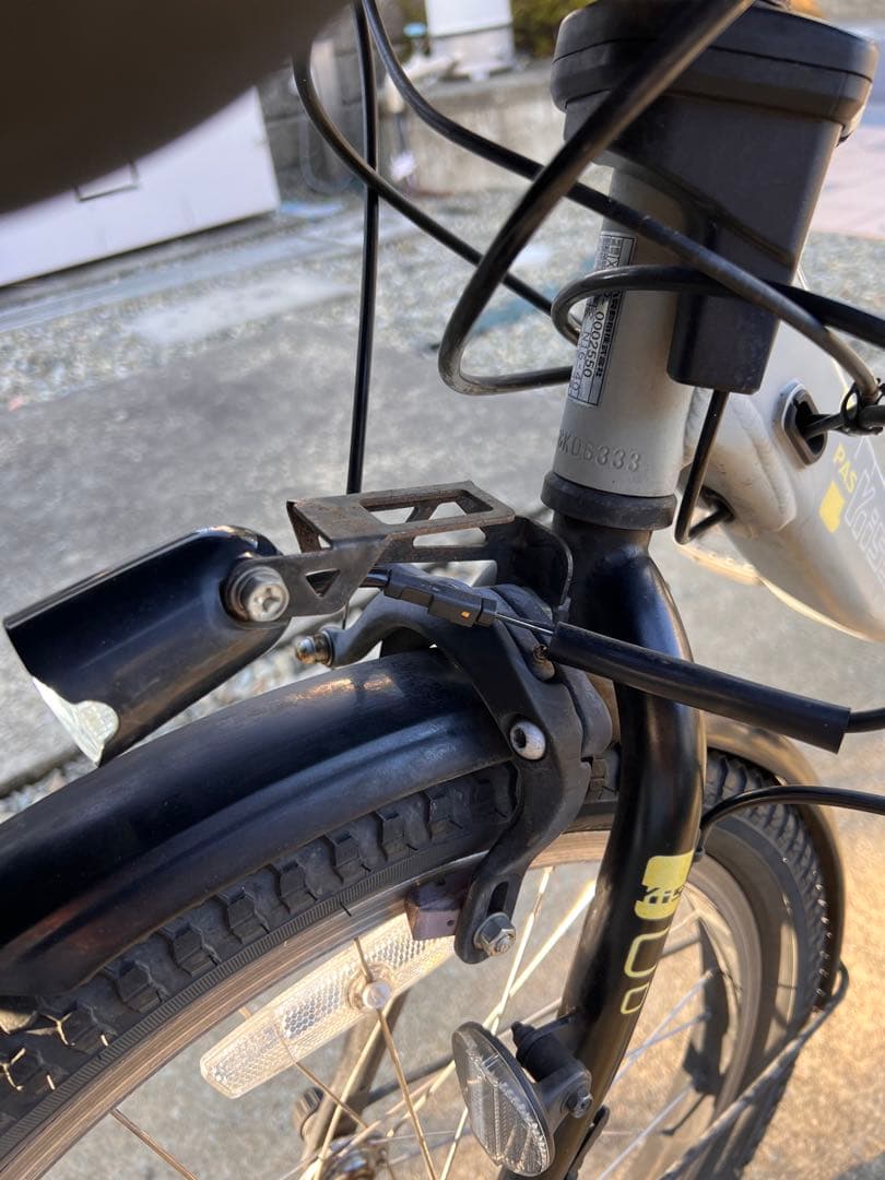 【バッテリー・リム交換済】ヤマハ PAS Kiss mini un（神奈川引取）