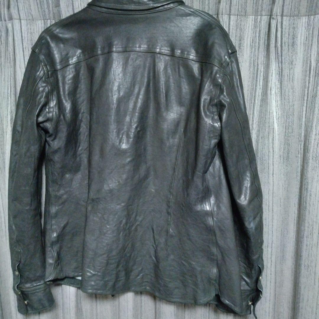 イサムカタヤマバックラッシュ　本革　シングルライダース　ブラック　3　Ｌサイズ