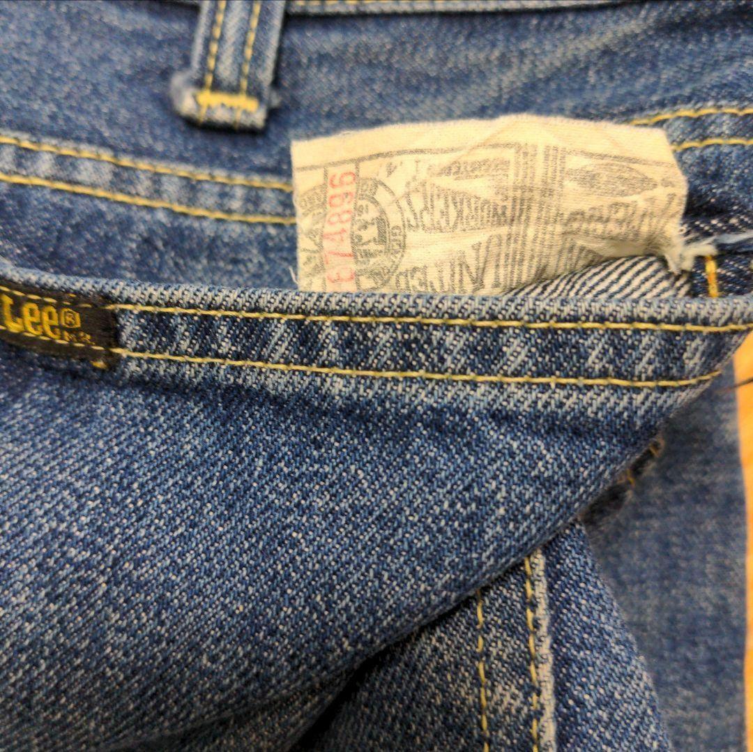60s 70's Lee leens デニムパンツ 42TALON USA製