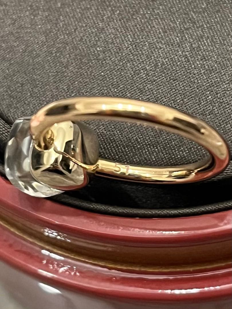 【限定値下げ】ポメラート　ヌードリング　ホワイトトパーズプチ　51