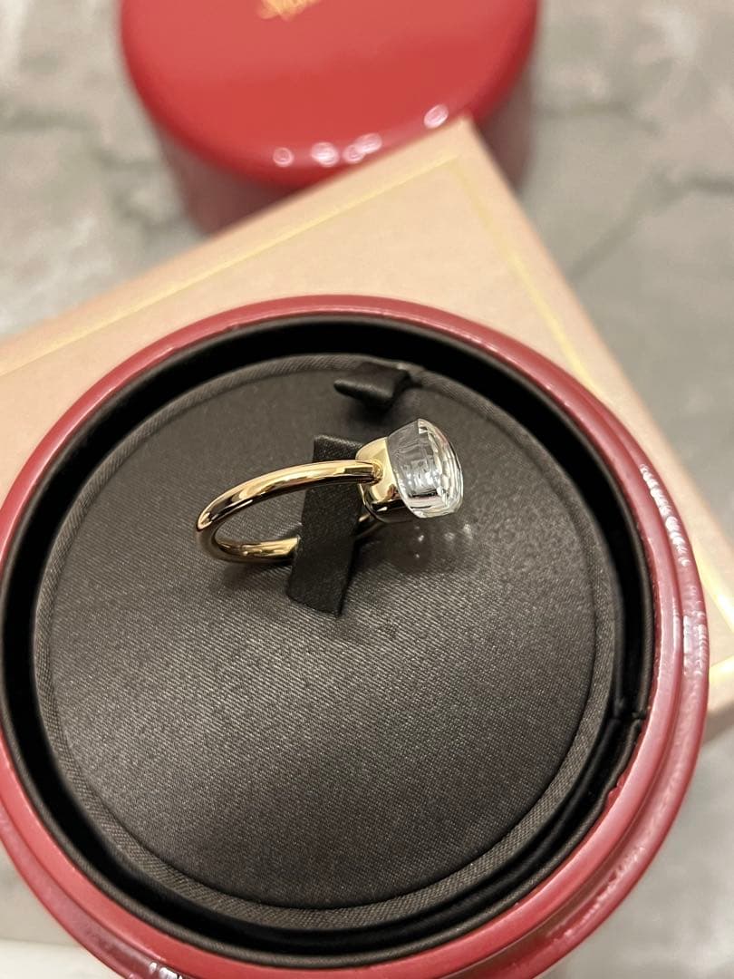 【限定値下げ】ポメラート　ヌードリング　ホワイトトパーズプチ　51