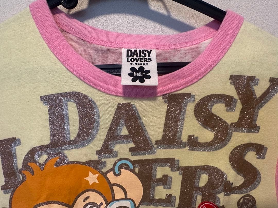 【平成レトロ】デイジーラバーズ　ルッキーTシャツ(M) Y2Kレア