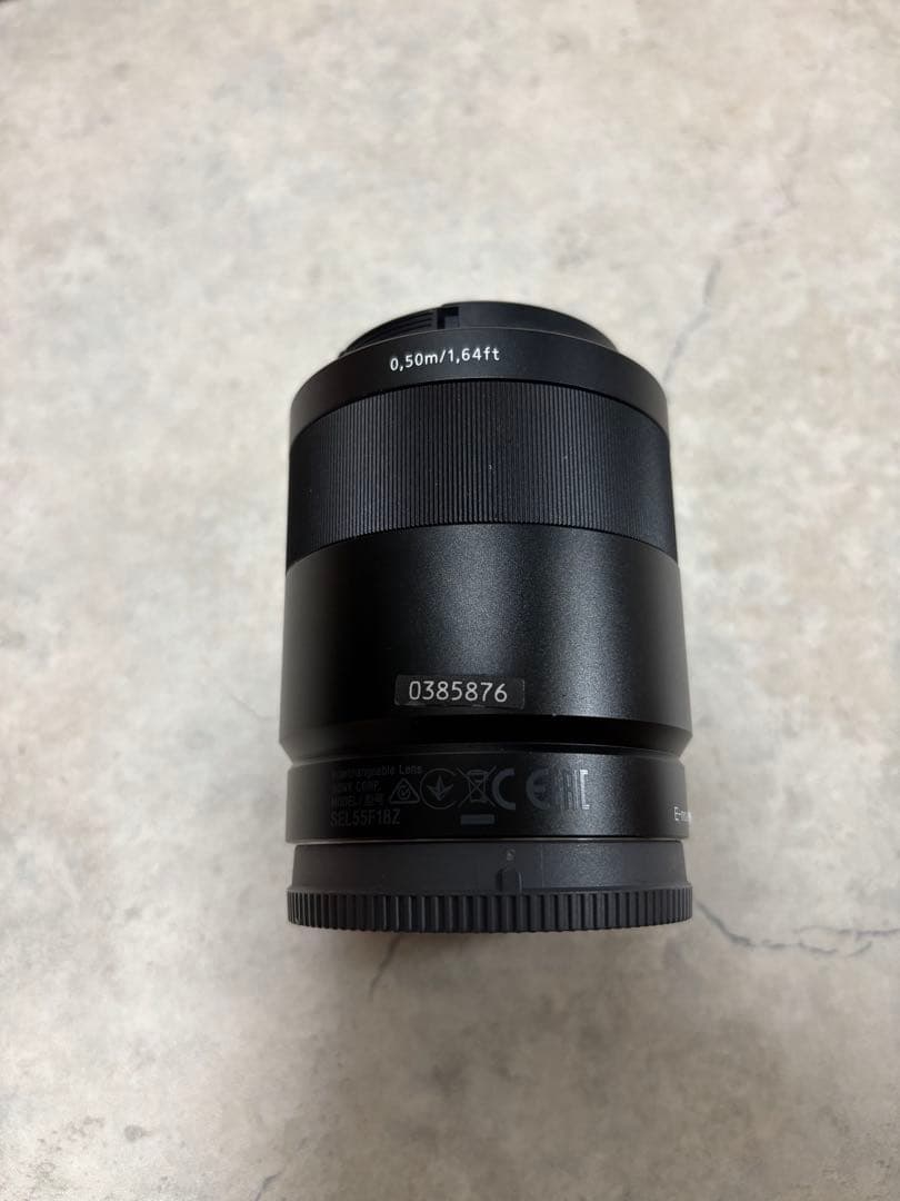 レンズZEISS SonnarT FE55mmF1.8ZA プロテクター付き